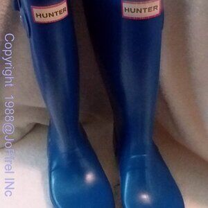 Hunter Blueberry Rain Boot